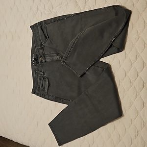 Khaki jeans with rhinestones (none missing), 6,